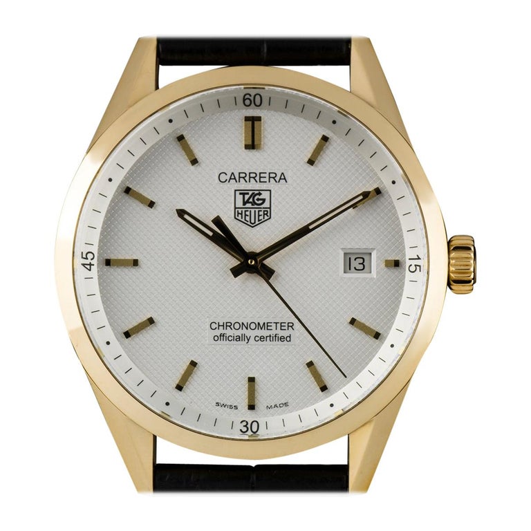 18k Gold Tag Heuer Watch - 8 For Sale on 1stDibs
