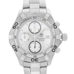 TAG Heuer Montre automatique pour homme Aquaracer 2000 avec cadran en acier et argent CAF2111.BA0809