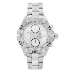 TAG Heuer Montre automatique pour homme Aquaracer 2000 avec cadran en acier et argent CAF2111.BA0809