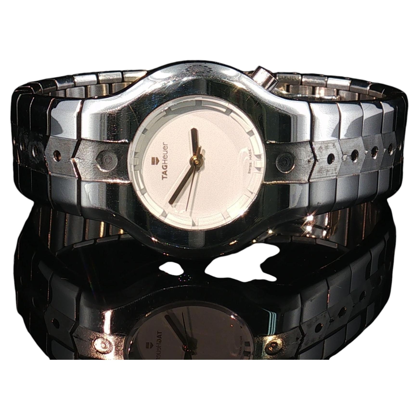 Pre-owned Tag Heuer 2000 Ladies Stainless Steel Swiss Watch Wp1350 Ubd644 Parts Repair In Multi