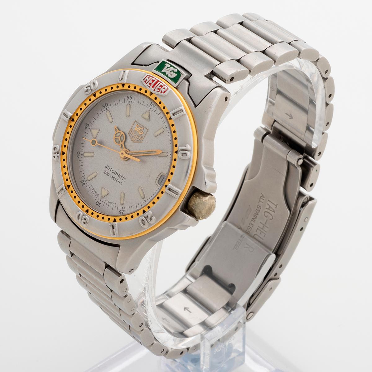 Tag Heuer 4000 Serie professionelle Ref 695.713KA. Auto, 37-mm-Etui, Jahr ca. 1992. im Zustand „Gut“ in Canterbury, England