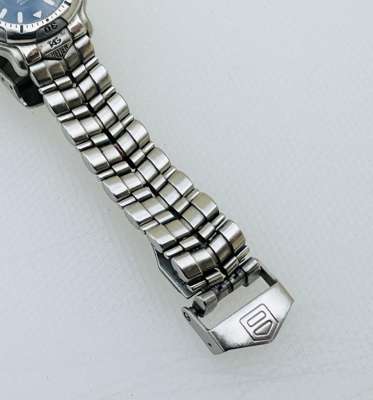 TAG Heuer 6000 Professional 6000 Wh1315-K1 Watch Ladies Navy 28mm Quartz Round D en venta 7