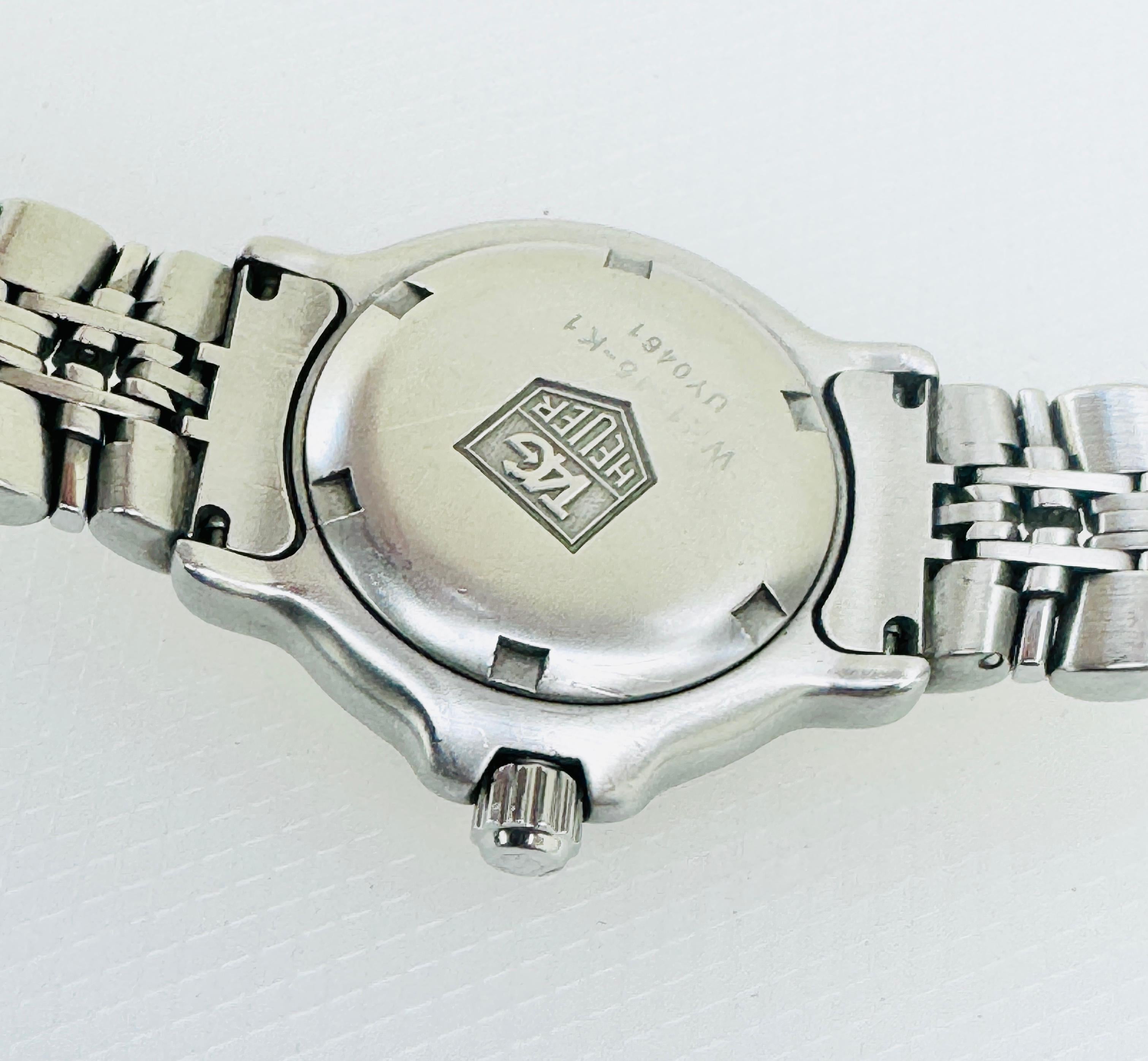 TAG Heuer 6000 Professional 6000 Wh1315-K1 Watch Ladies Navy 28mm Quartz Round D en venta 9