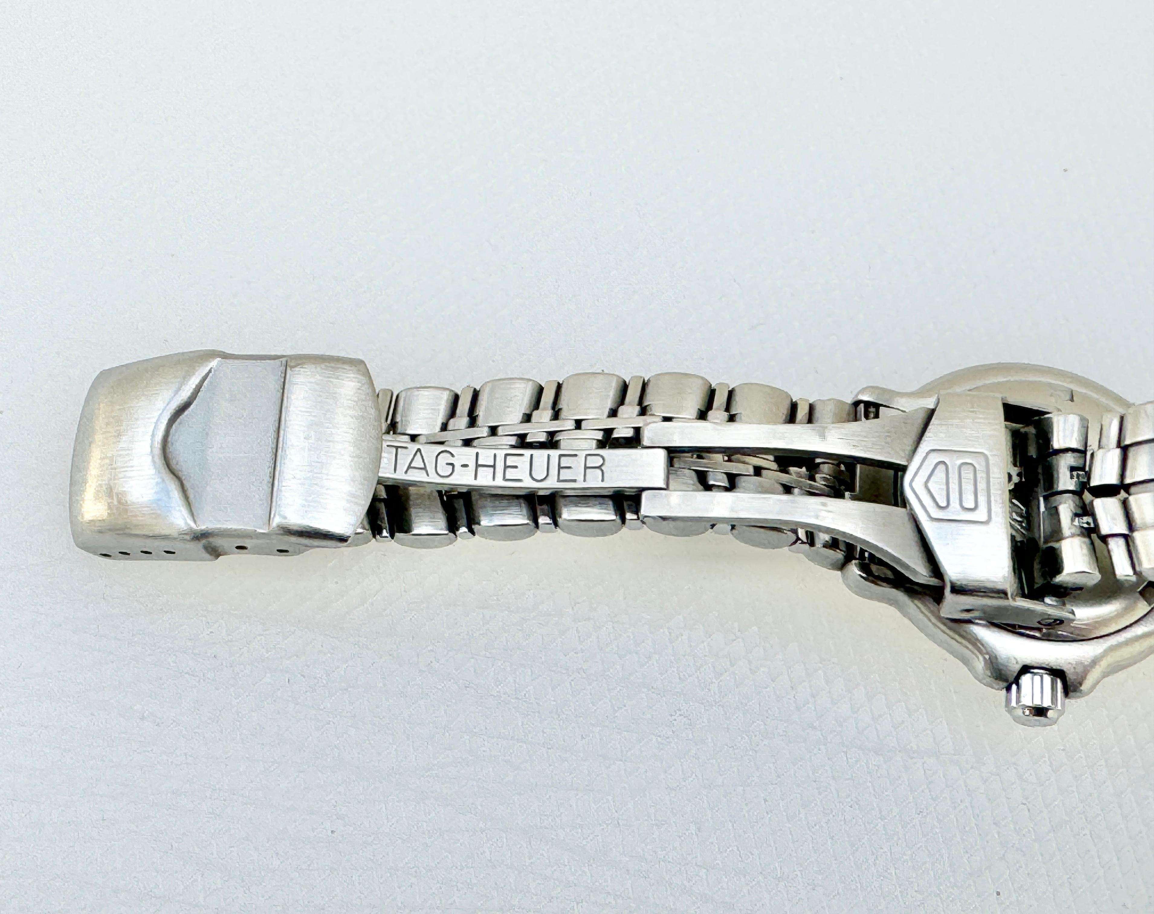 TAG Heuer 6000 Professional 6000 Wh1315-K1 Watch Ladies Navy 28mm Quartz Round D en venta 11