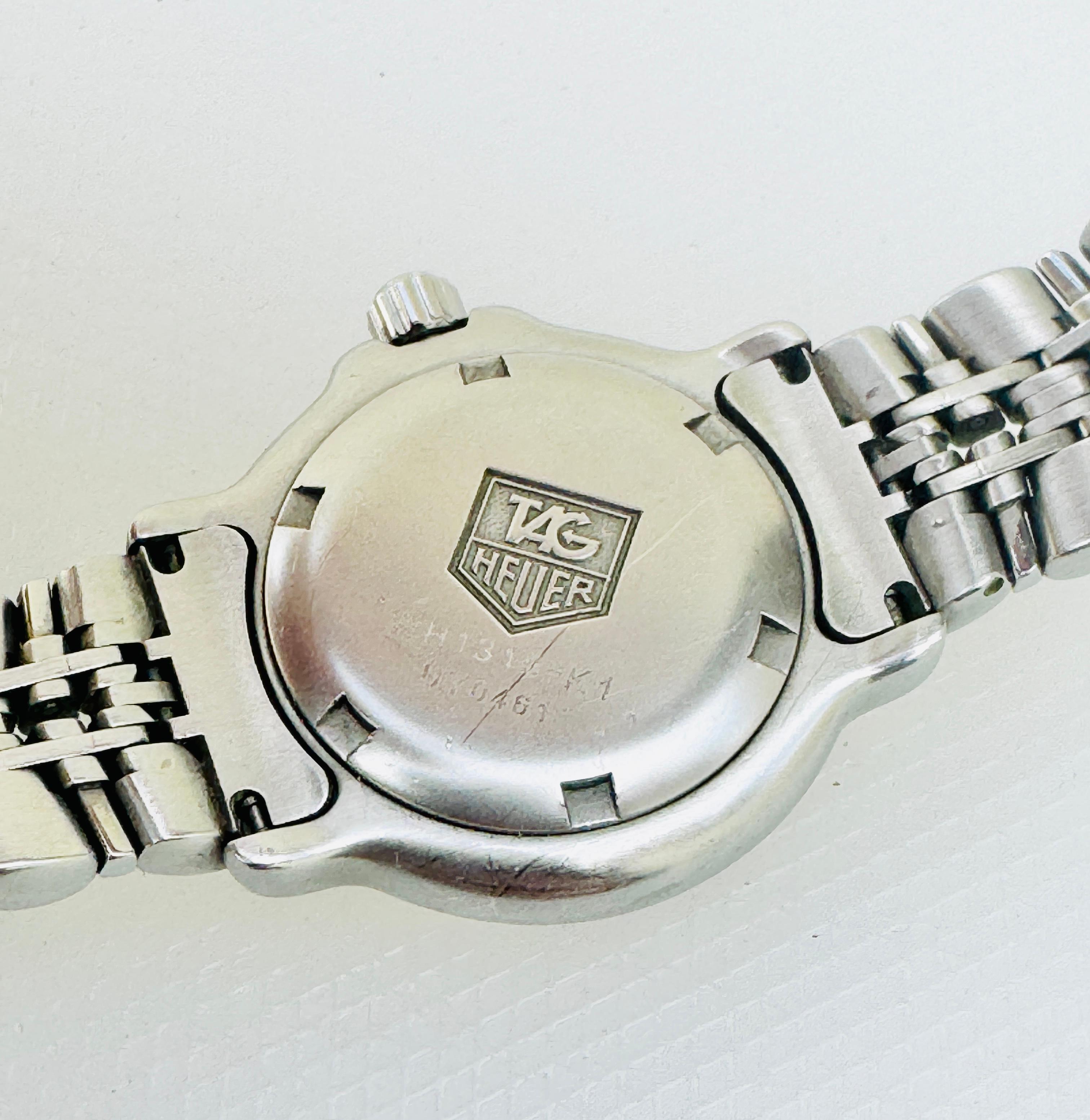 TAG Heuer 6000 Professional 6000 Wh1315-K1 Watch Ladies Navy 28mm Quartz Round D en venta 12