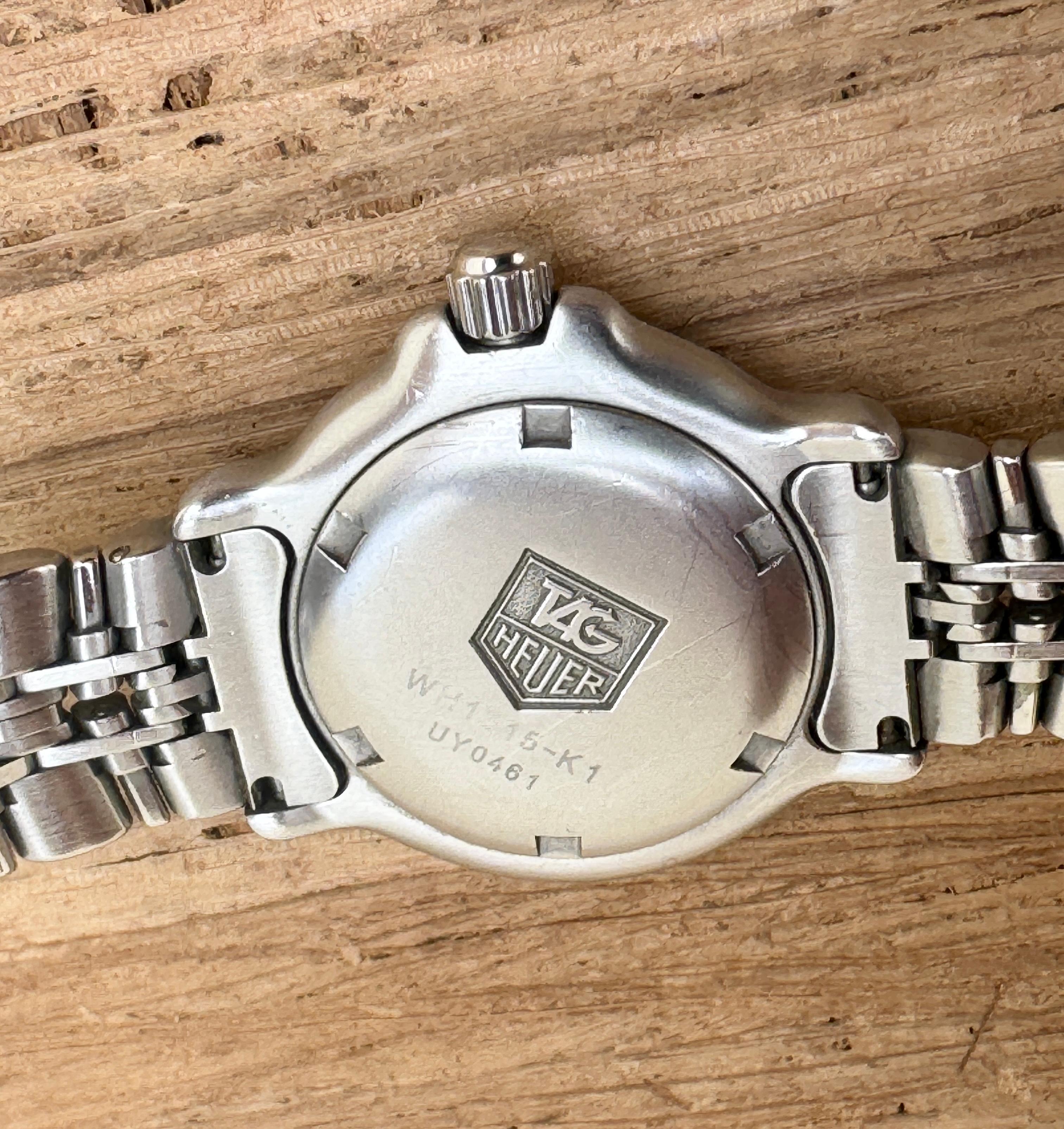 TAG Heuer 6000 Professional 6000 Wh1315-K1 Watch Ladies Navy 28mm Quartz Round D en venta 2