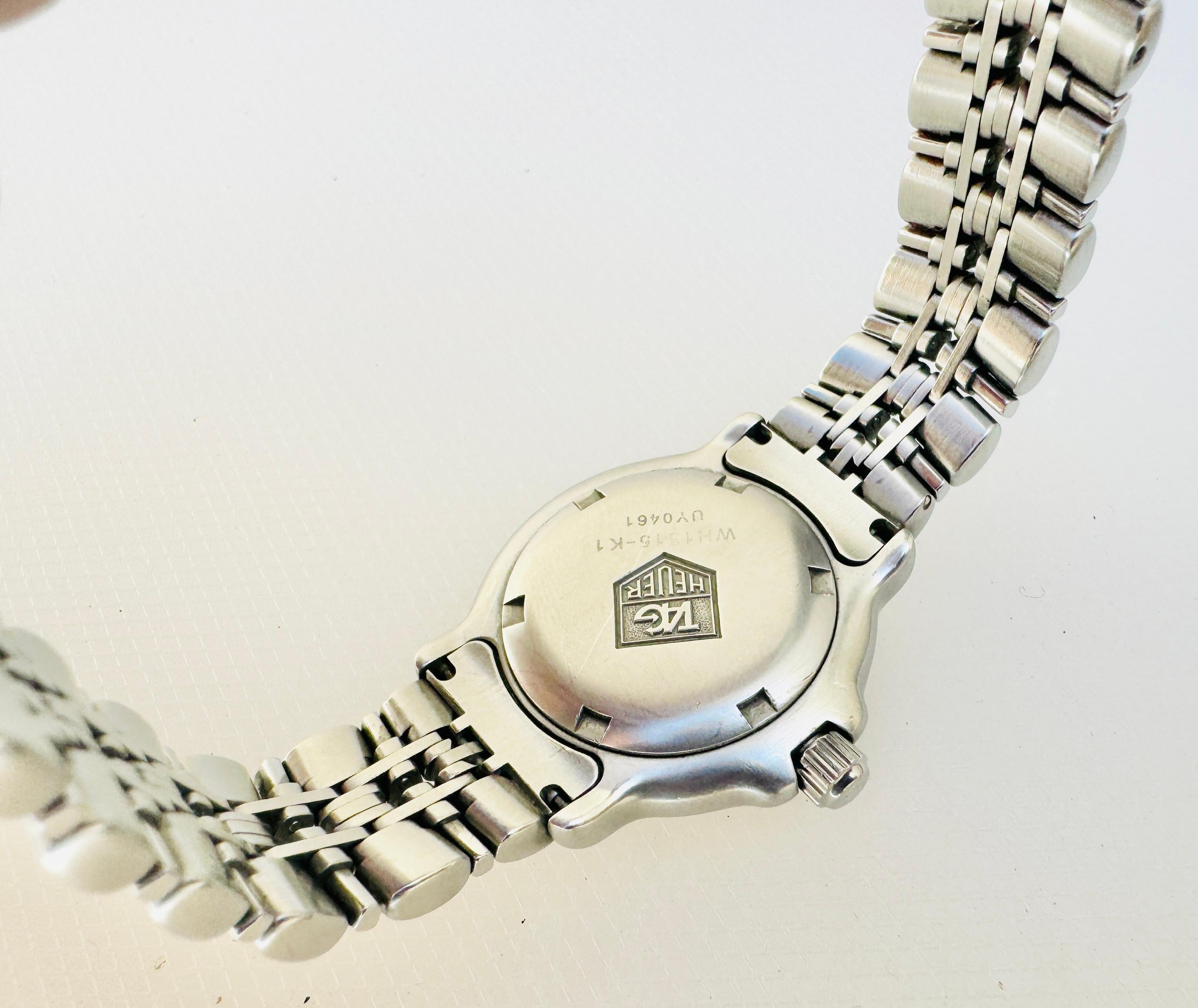 TAG Heuer 6000 Professional 6000 Wh1315-K1 Watch Ladies Navy 28mm Quartz Round D en venta 5