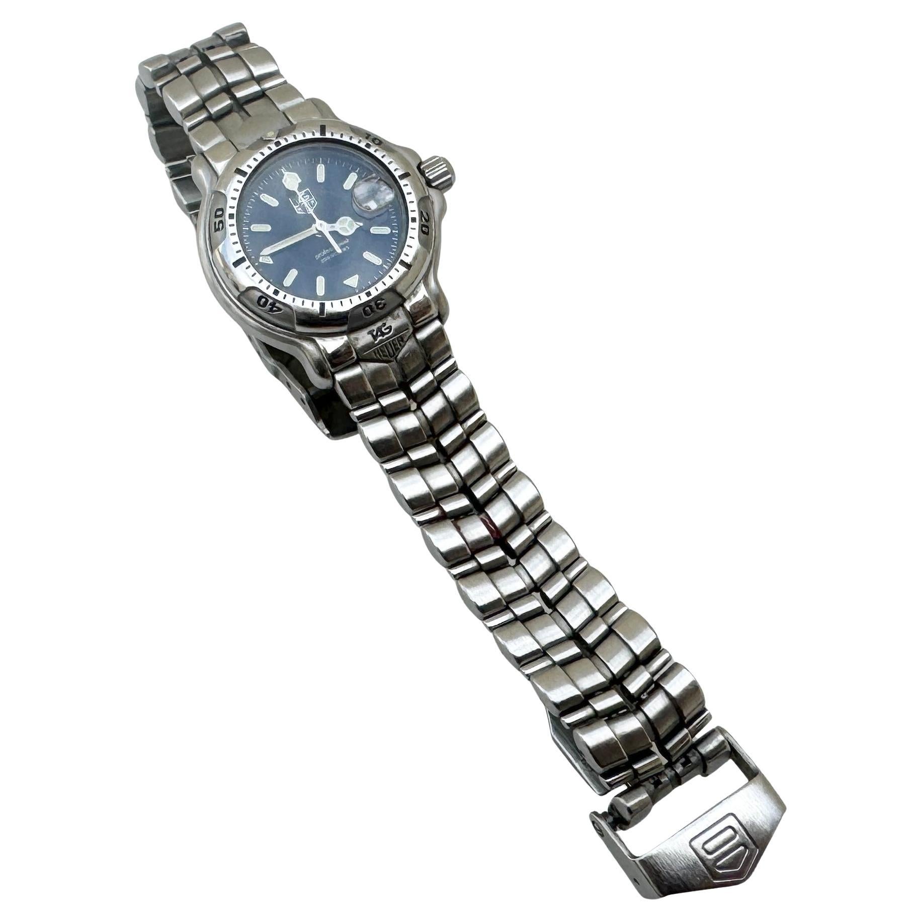 TAG Heuer 6000 Professional 6000 Wh1315-K1 Watch Ladies Navy 28mm Quartz Round D