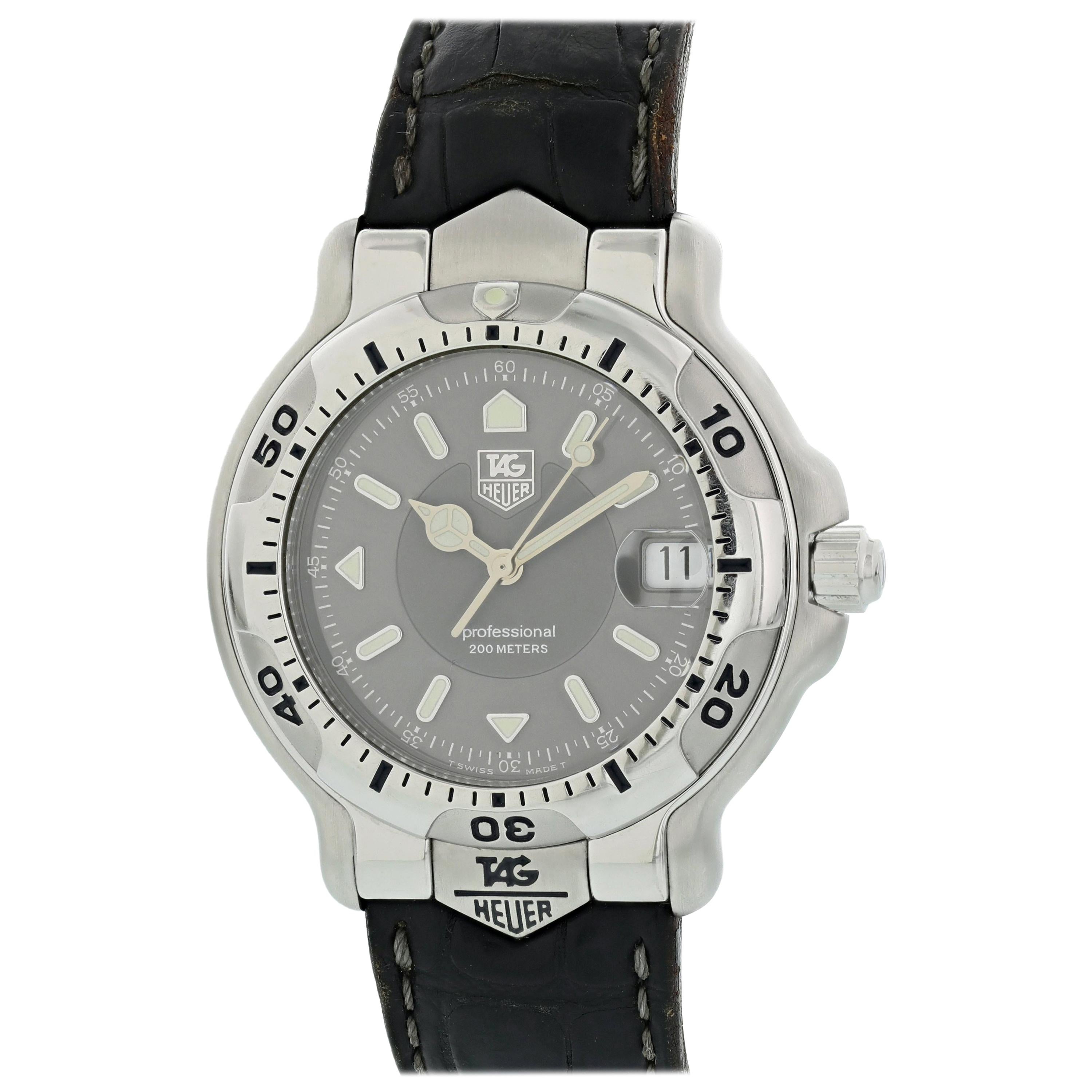 TAG Heuer 6000 Professional WH-1112 K1 Men's Watch at 1stDibs