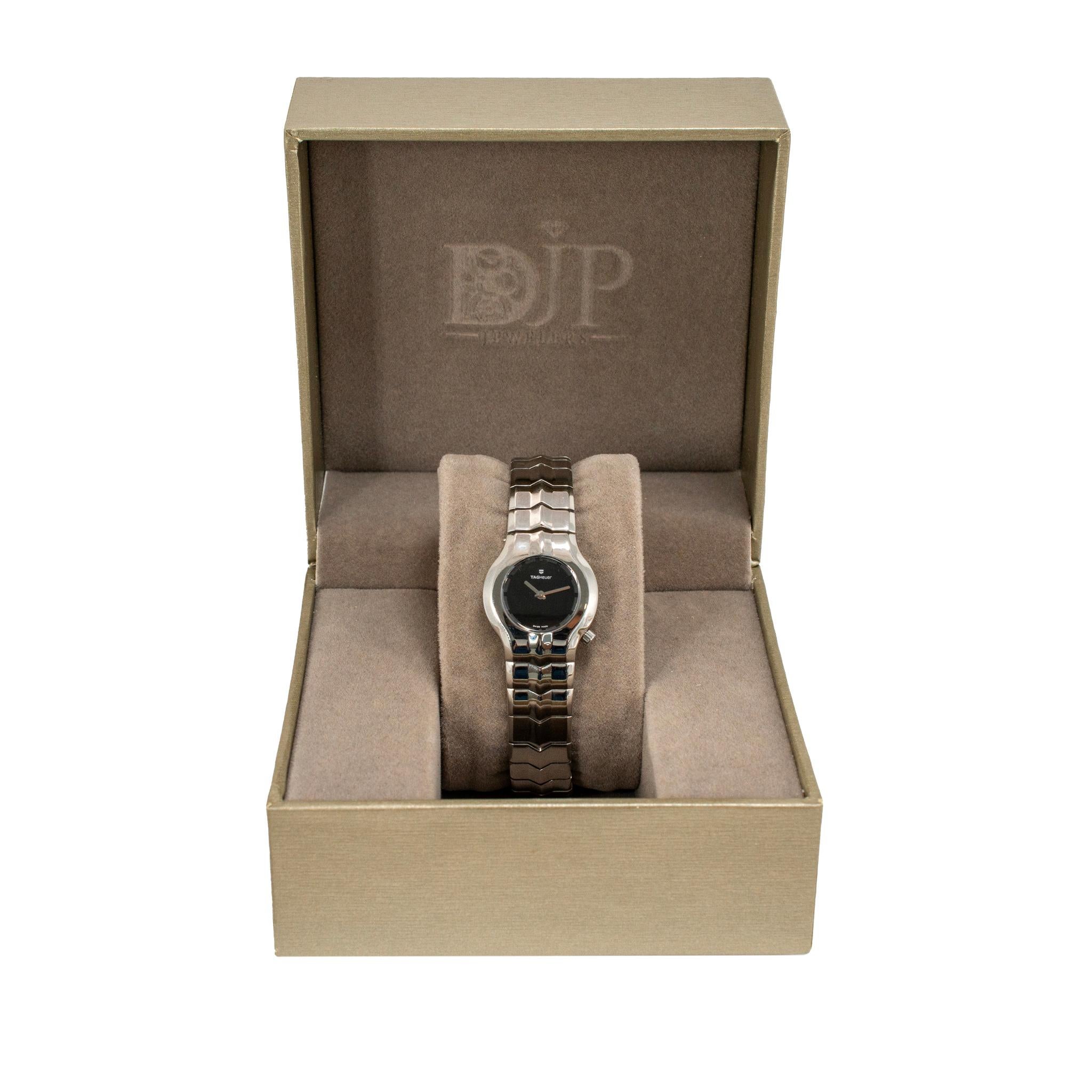Reloj de cuarzo Tag Heuer Alter Ego 29MM wp131a Acero inoxidable negro en venta 6
