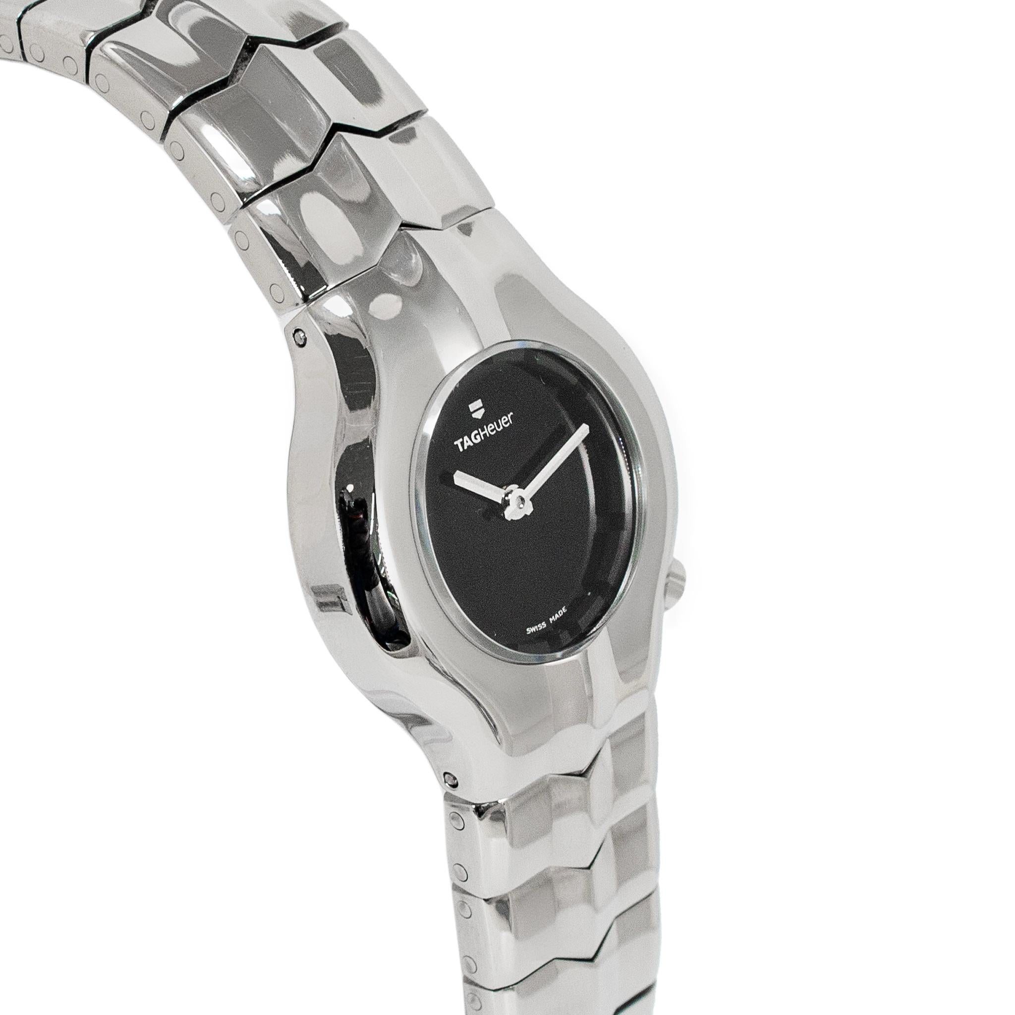 Reloj de cuarzo Tag Heuer Alter Ego 29MM wp131a Acero inoxidable negro en Excelente estado para la venta en Houston, TX