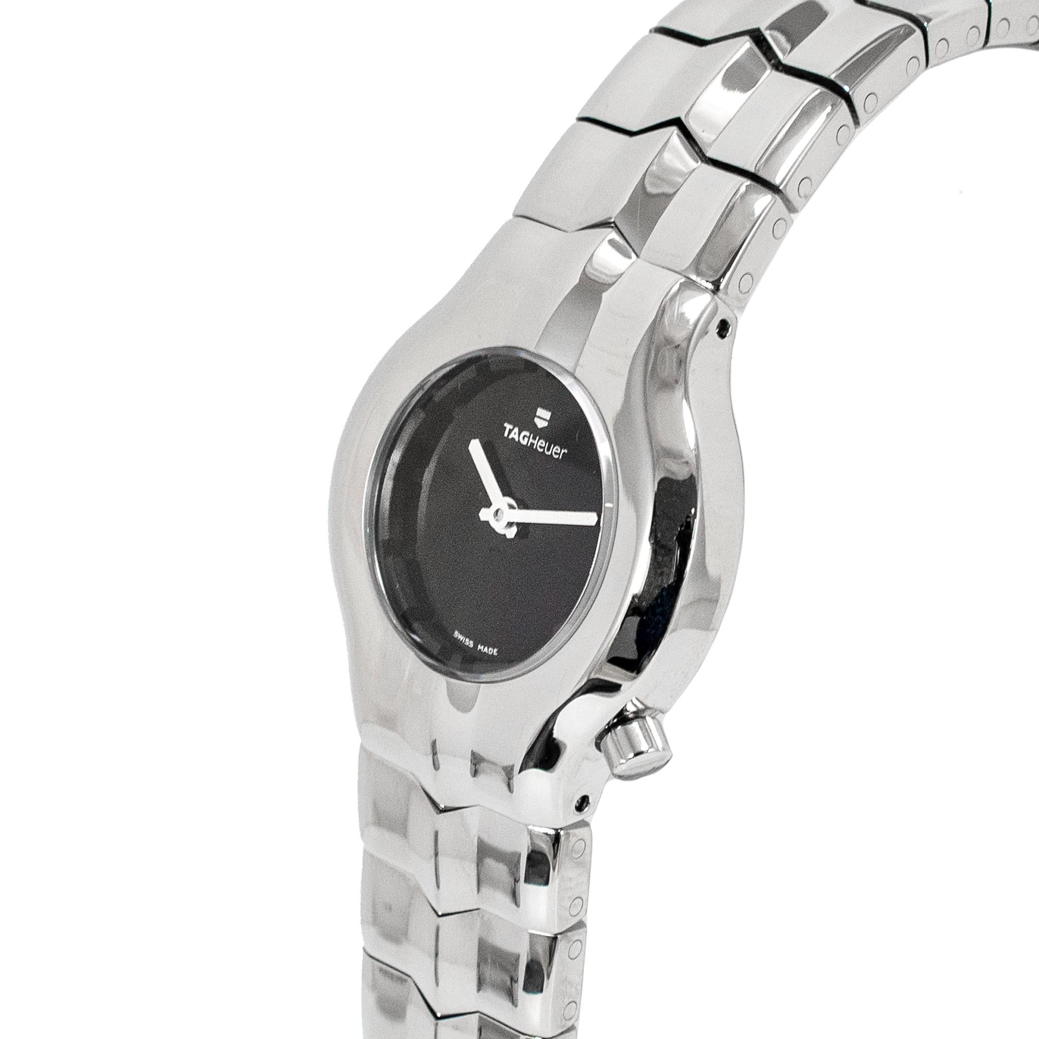 De las mujeres Reloj de cuarzo Tag Heuer Alter Ego 29MM wp131a Acero inoxidable negro en venta