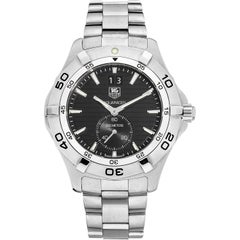 TAG Heuer Aquaracer 300M Black Dial Men's Diver Stainless Steel Watch