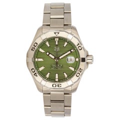 TAG Heuer Aquaracer 300m Stainless Steel Automatic WAY2015 Green Dial