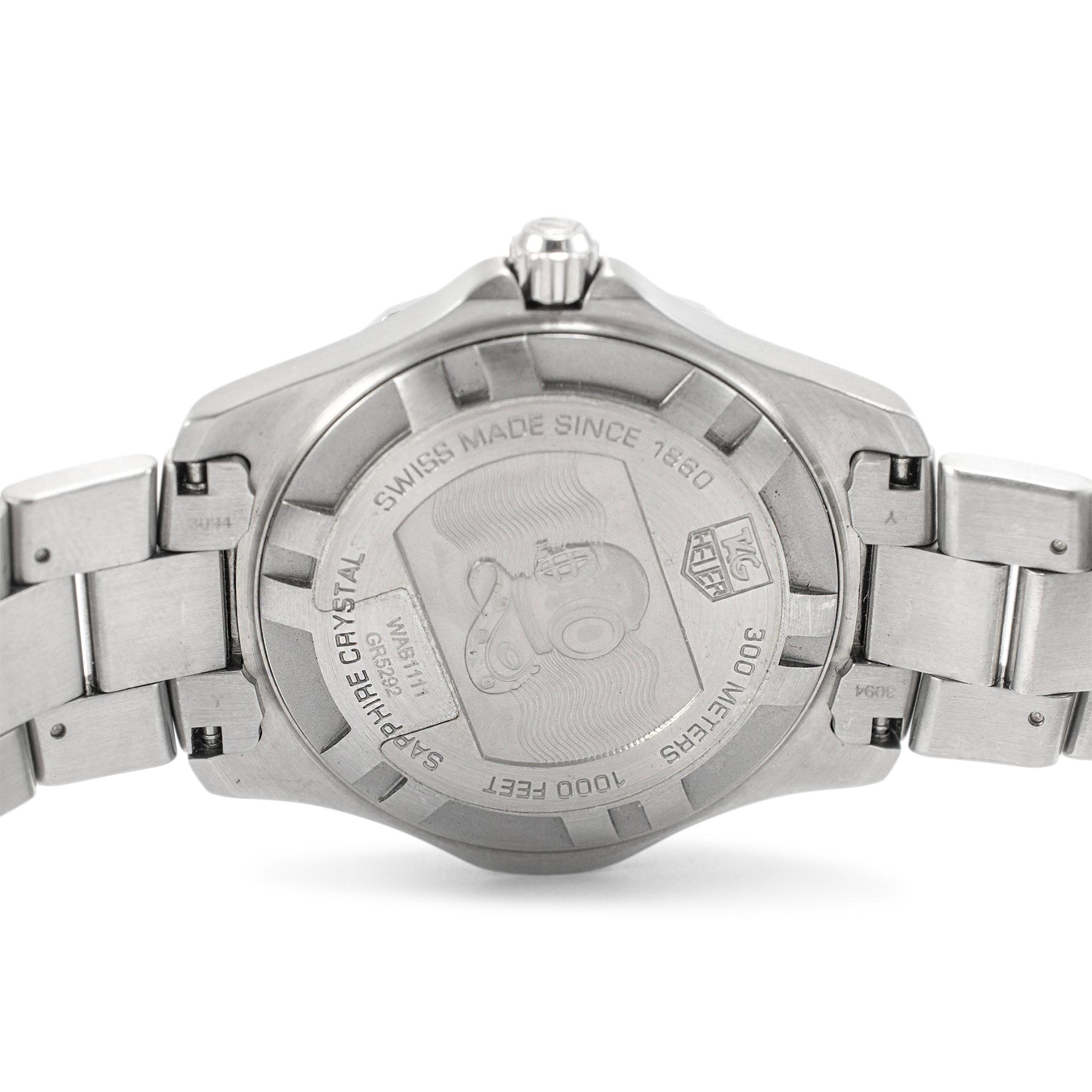 Men's Tag Heuer Aquaracer 39MM WAB1111 300M Quartz Stainless Steel Watch