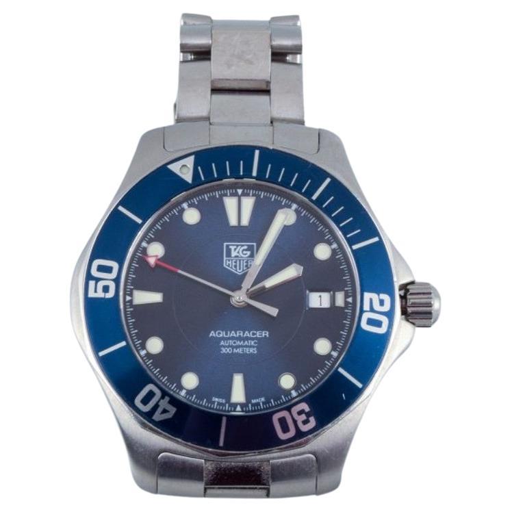 TAG Heuer Aquaracer Automatic, men's steel bracelet watch. Approximately 2011