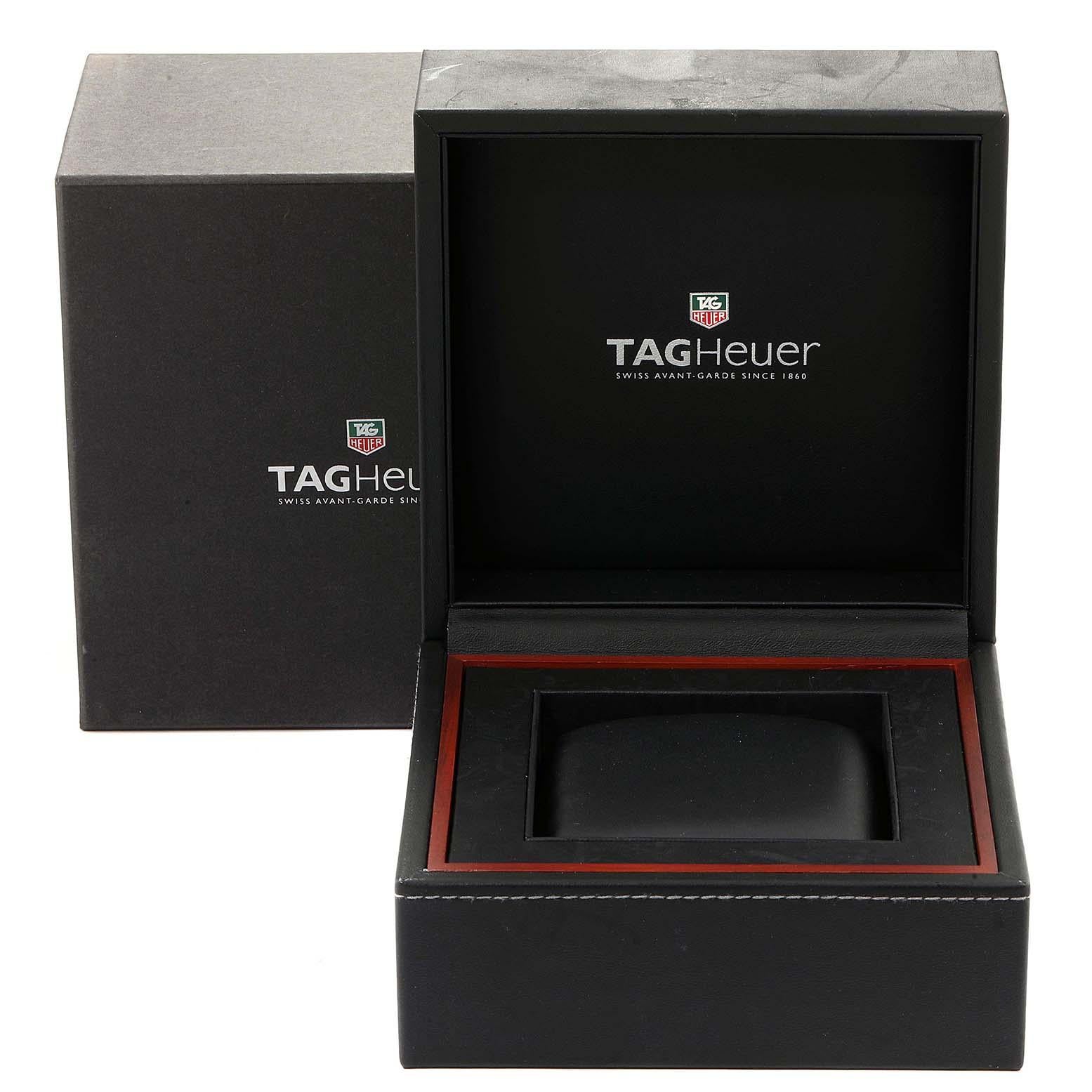 TAG Heuer Aquaracer Black Dial Chronograph Men’s Watch CAF2010 For Sale 4