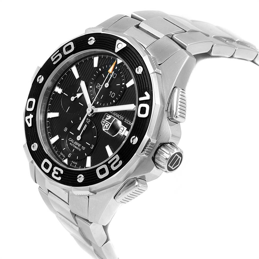 TAG Heuer Aquaracer Black Dial Steel Men's Watch CAJ2110 Card 2