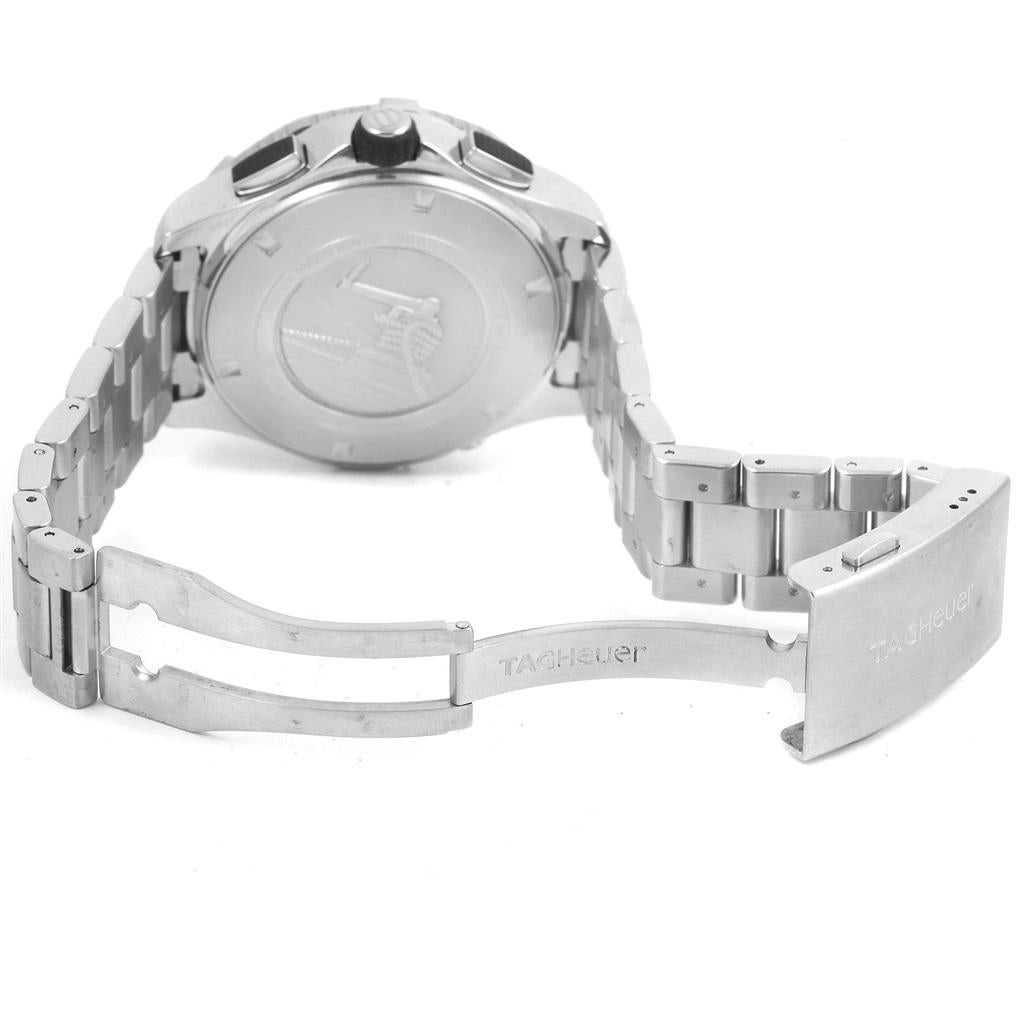 TAG Heuer Aquaracer Black Dial Steel Men’s Watch CAK211A For Sale 3