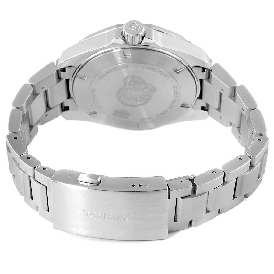 Tag Heuer Aquaracer Blaues Zifferblatt Stahl Herrenuhr WAY201B 4