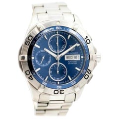 TAG Heuer Aquaracer CAF2012, Blue Dial, Certified and Warranty