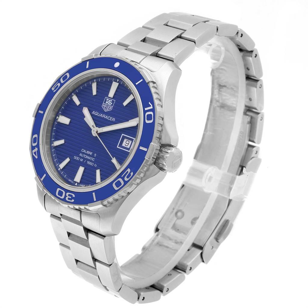 tag heuer aquaracer calibre 5 blue