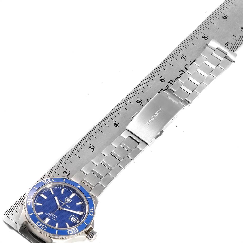 TAG Heuer Aquaracer Calibre 5 500M Blue Dial Steel Men's Watch WAK2111 3