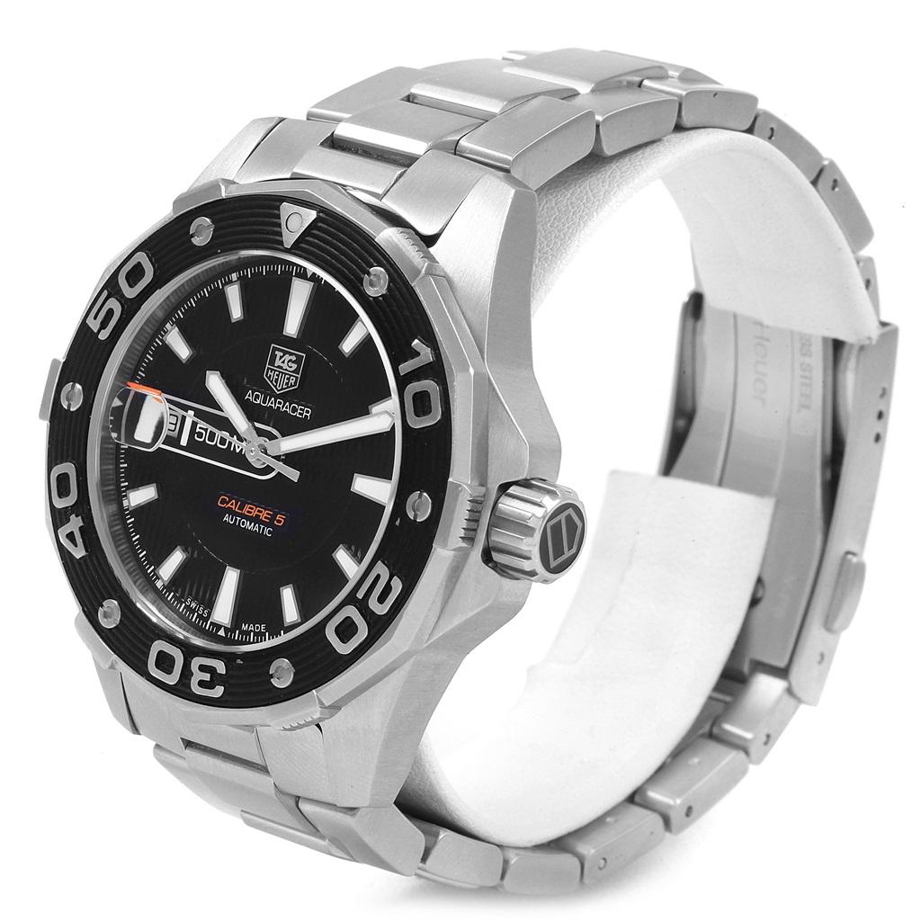 De los hombres Reloj TAG Heuer Aquaracer Calibre 5 500M de acero para hombre WAJ2110 en venta