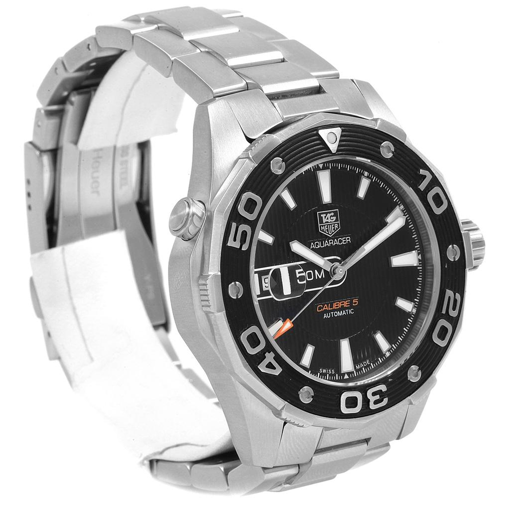 Reloj TAG Heuer Aquaracer Calibre 5 500M de acero para hombre WAJ2110 en venta 1