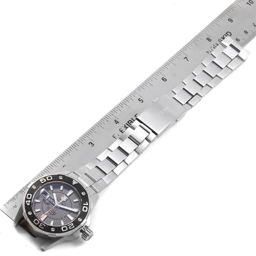 Reloj TAG Heuer Aquaracer Calibre 5 500M de acero para hombre WAJ2110 en venta 5