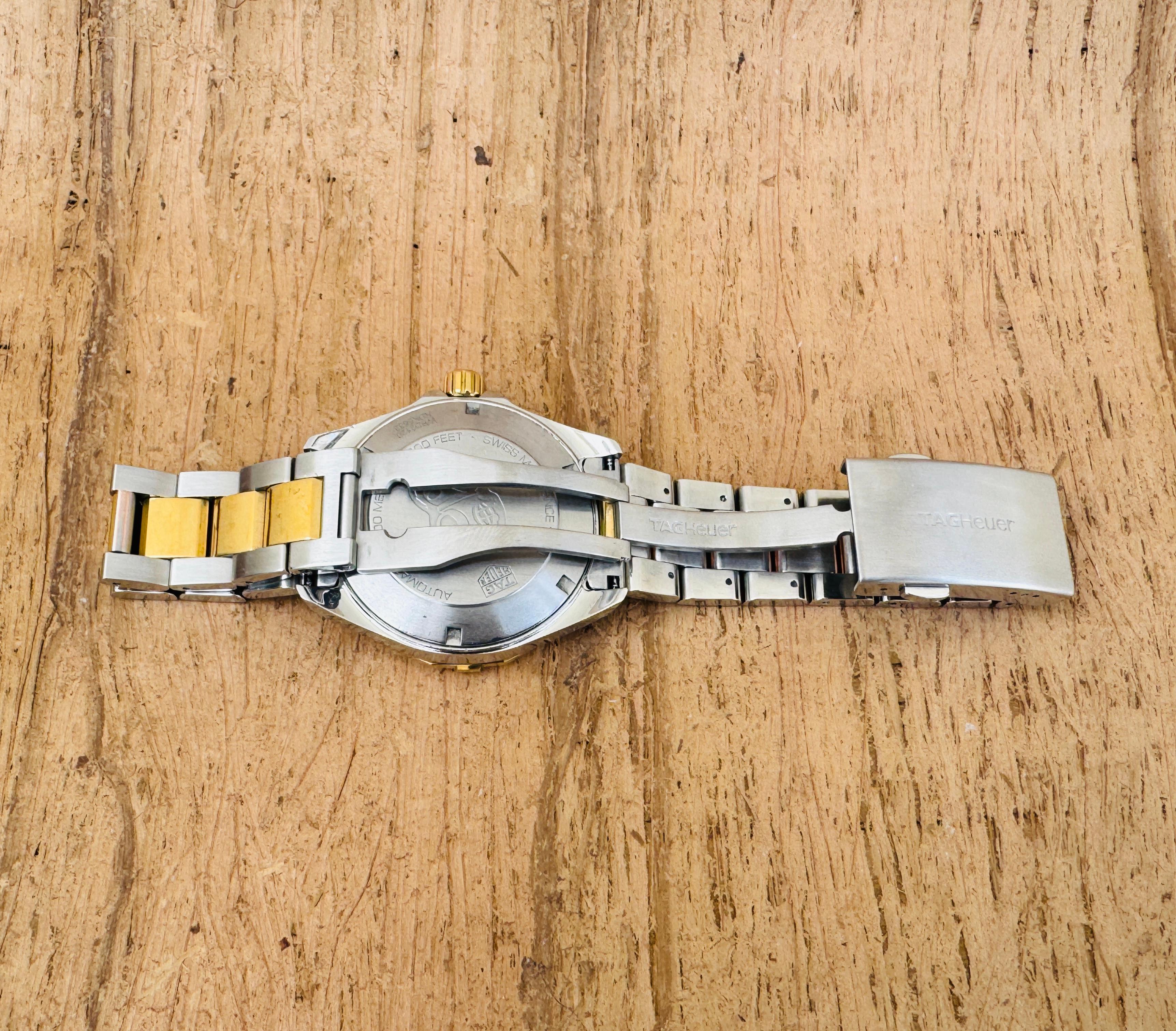 TAG Heuer Aquaracer Calibre 5 Automático WBD2120 Reloj de caballero bicolor de 41 mm En caja en venta 4