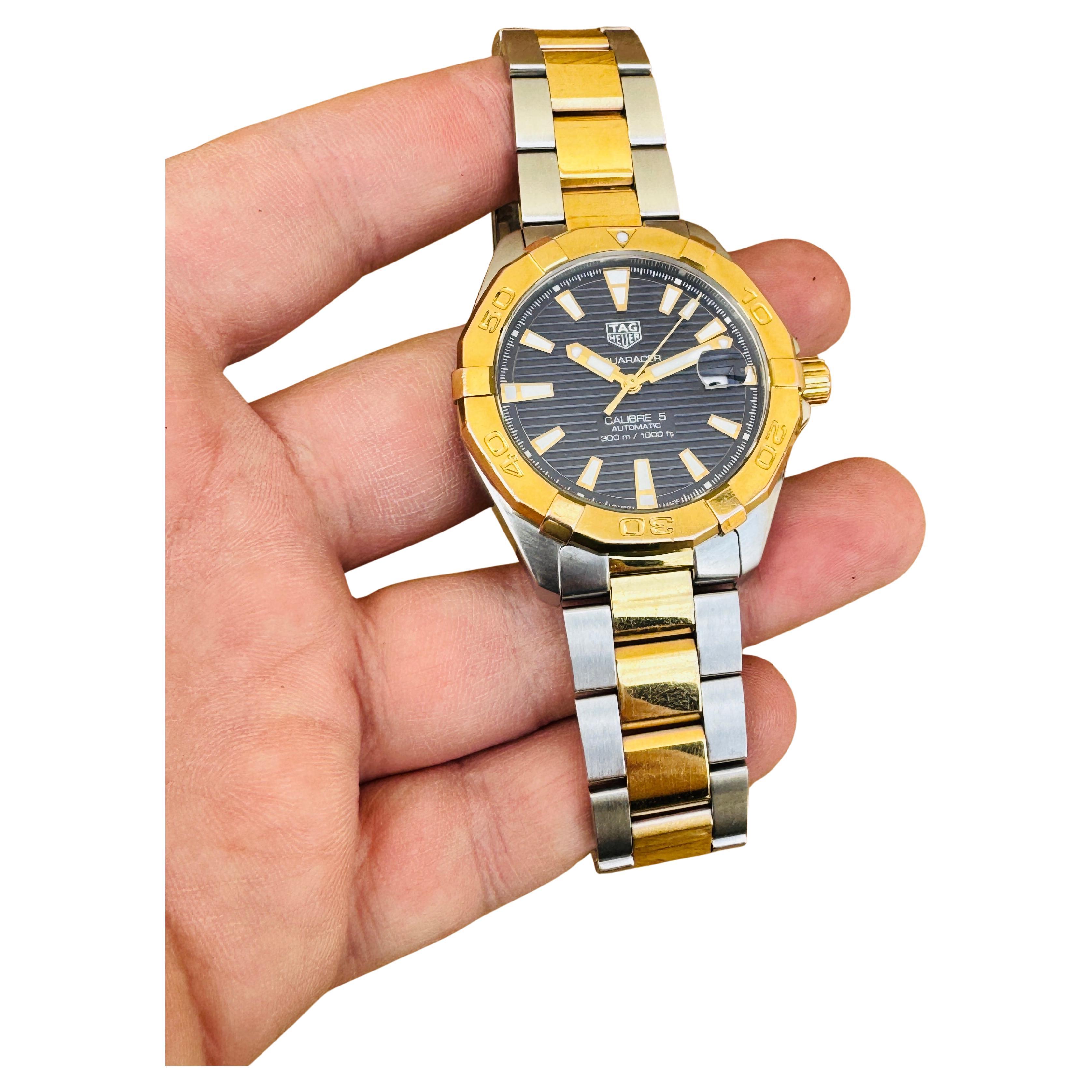 TAG Heuer Aquaracer Calibre 5 Automático WBD2120 Reloj de caballero bicolor de 41 mm En caja en venta