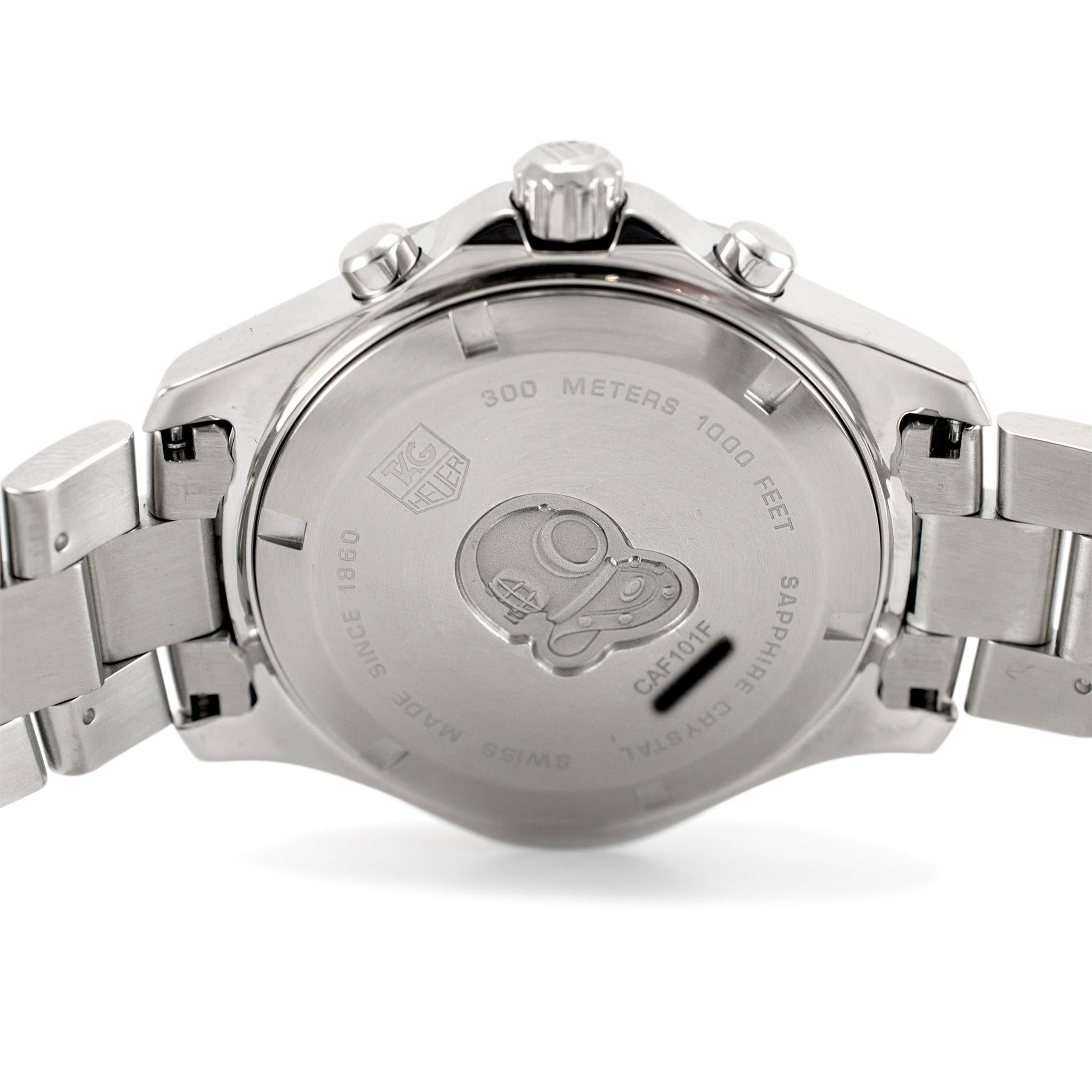 Tag Heuer Aquaracer Chronograph 43MM CAF101F Stainless Steel Men’s Watch 1