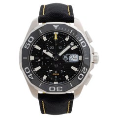 Tag Heuer Aquaracer Chronographe, Mouvement Cal Auto, effet de pont de bateau
