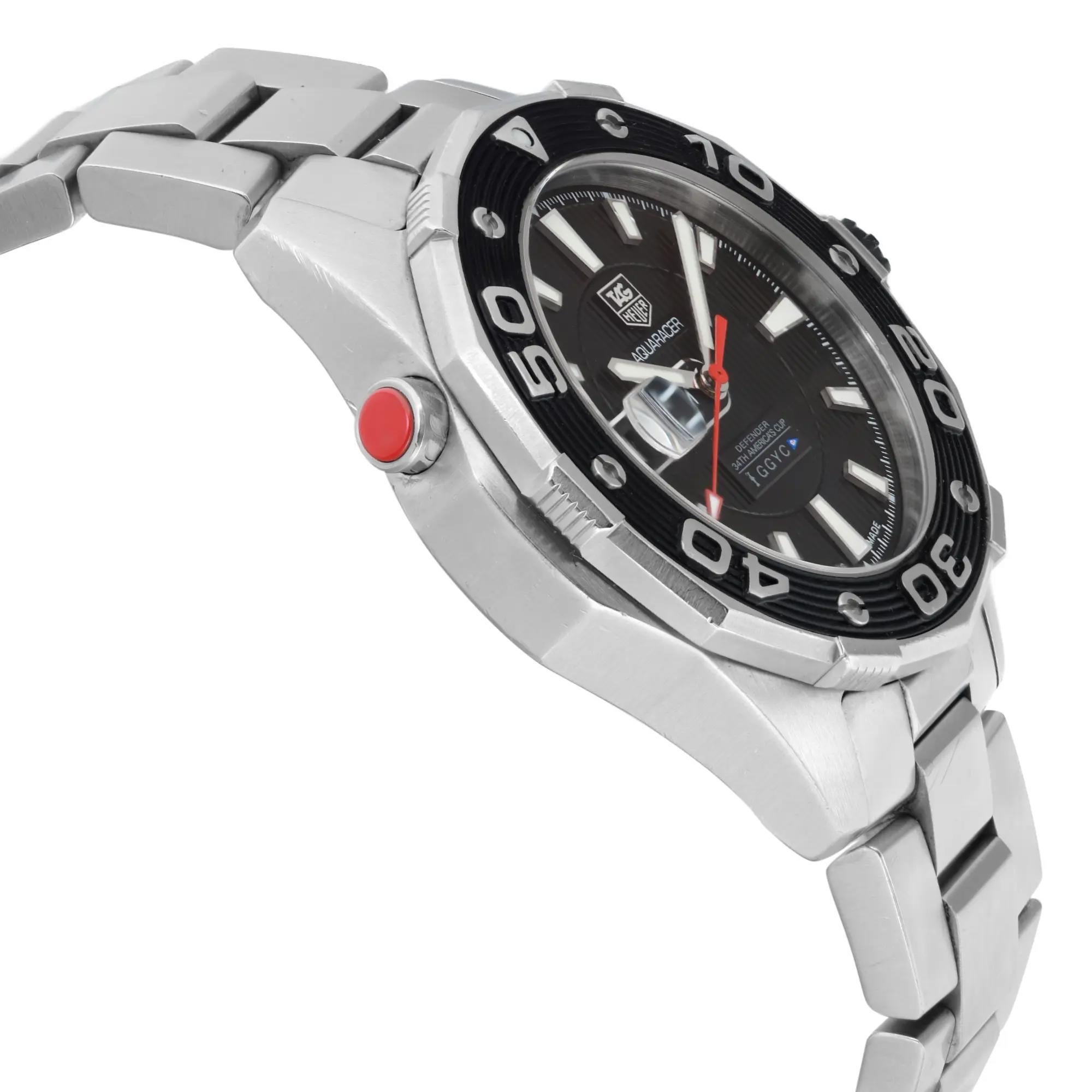  TAG Heuer Aquaracer Defender 43MM Montre automatique pour hommes WAJ2119.BA0870 Pour hommes 
