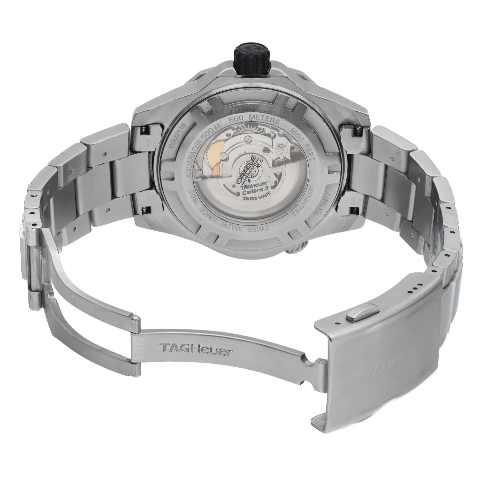 TAG Heuer Aquaracer Defender 43MM Montre automatique pour hommes WAJ2119.BA0870 2