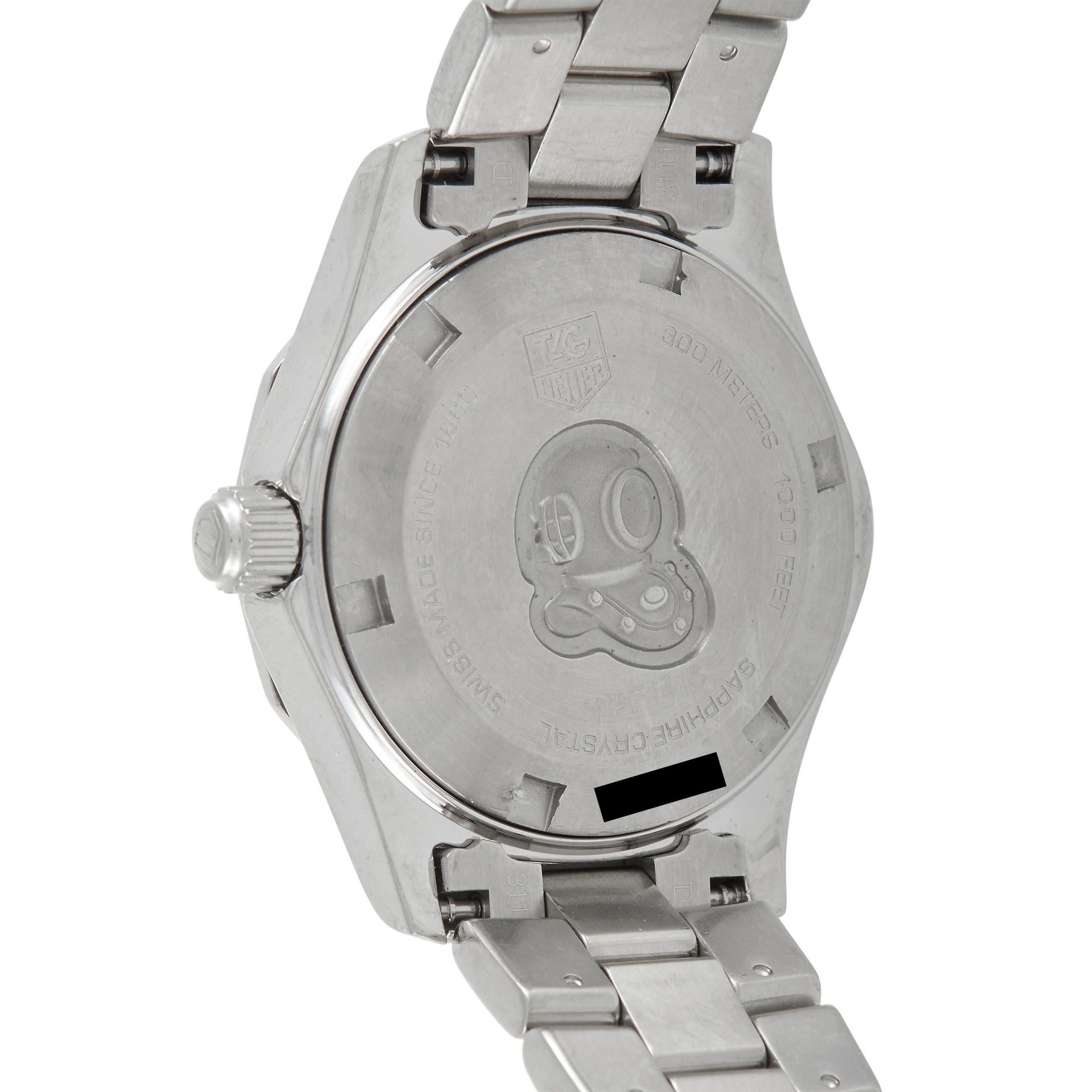 Round Cut TAG Heuer Aquaracer Diamond Watch WAF1415.BA0824