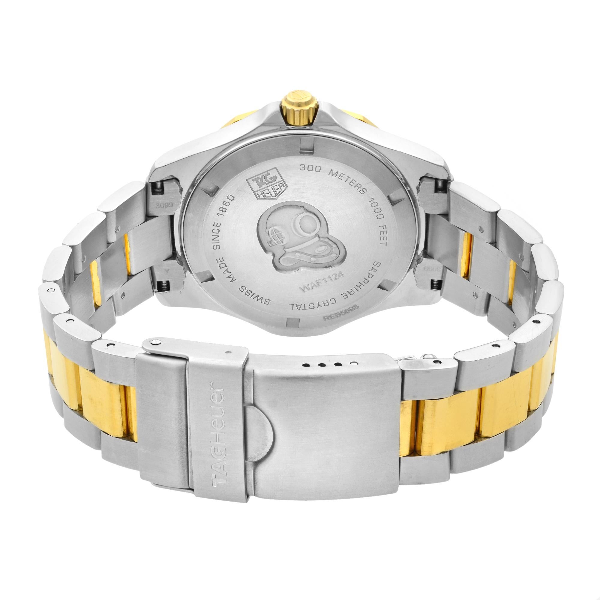 TAG Heuer Aquaracer Diamond White MOP Dial Quartz Men's Watch WAF1124.BB0807 2