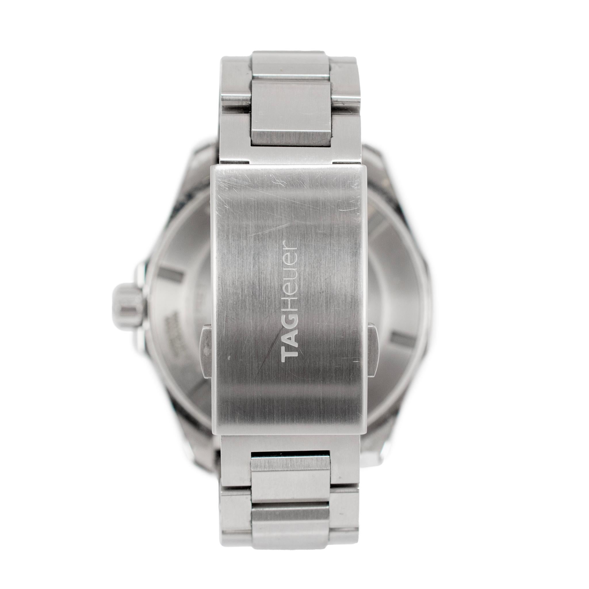 TAG HEUER Aquaracer GMT 43MM WAY201F.BA0927 Pepsi 300M Acero Reloj Automático 2