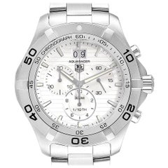 TAG Heuer Aquaracer Grande Date Chronograph Steel Men's Watch CAF101B