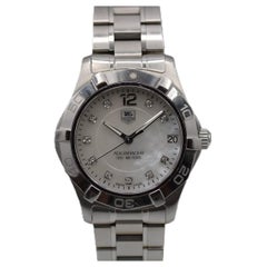 TAG Heuer Aquaracer Ladies WAF1312 – Diamond Dial – 32mm – Full Set – 2007