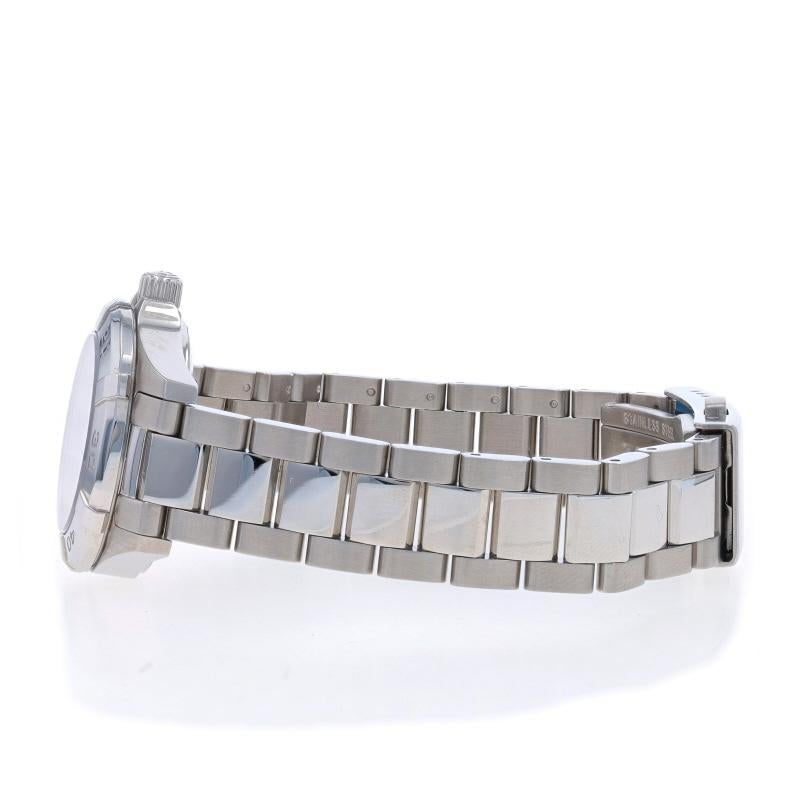 Tag Heuer Aquaracer Ladies Wristwatch WBD1411 Stainless Quartz 1 Yr Warranty For Sale 1