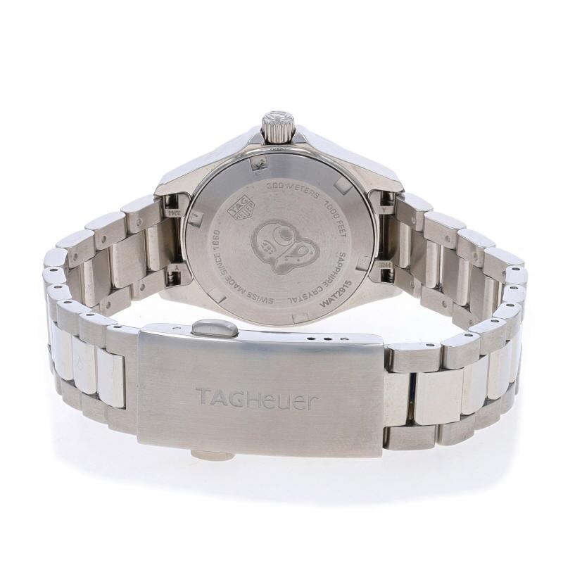 Tag Heuer Aquaracer Ladies Wristwatch WBD1411 Stainless Quartz 1 Yr Warranty For Sale 2
