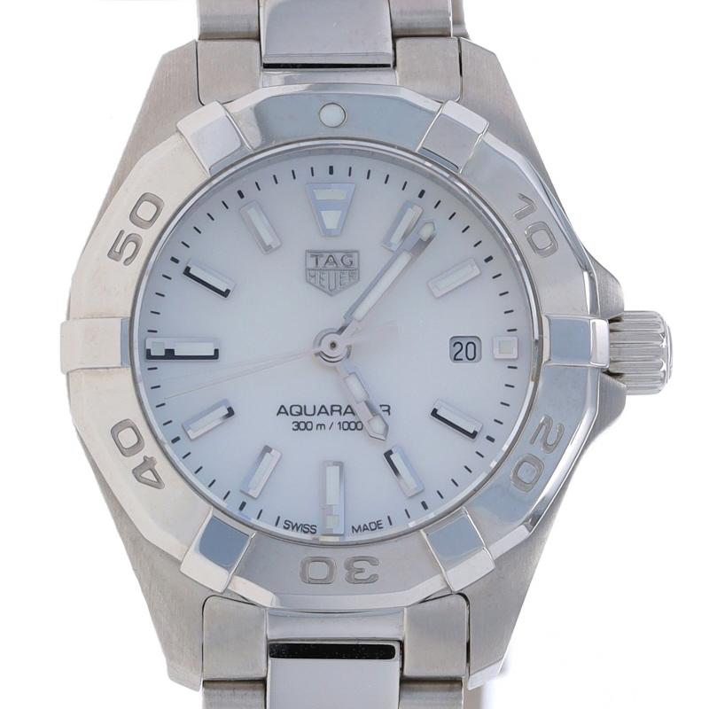 Tag Heuer Aquaracer Ladies Wristwatch WBD1411 Stainless Quartz 1 Yr Warranty