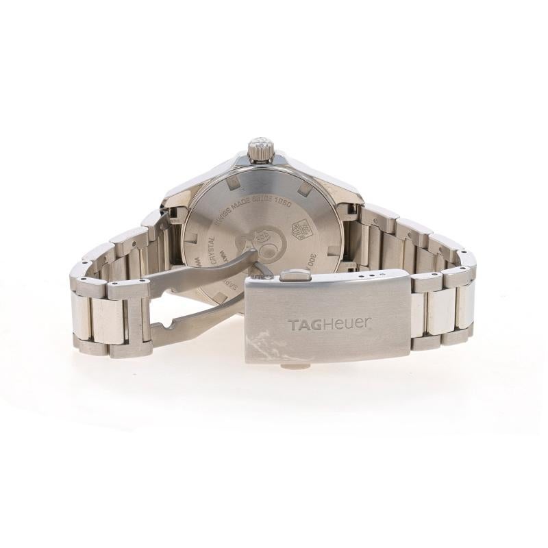 Tag Heuer Aquaracer Ladies Wristwatch WWF6796 Stainless Steel Quartz 1 Year Wnty 1