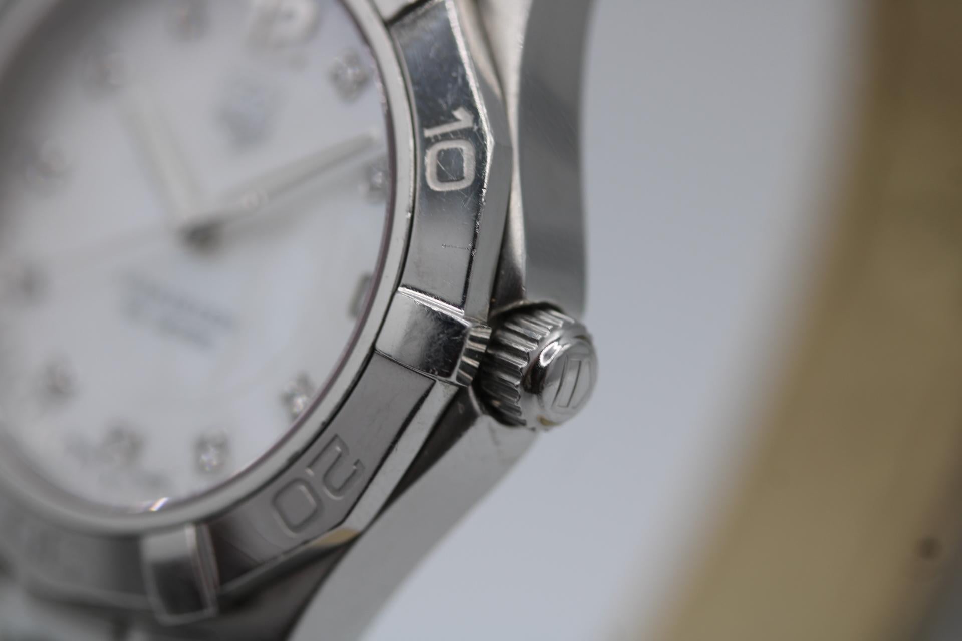 Tag Heuer Aquaracer Lady WAF1312 2007 For Sale 4