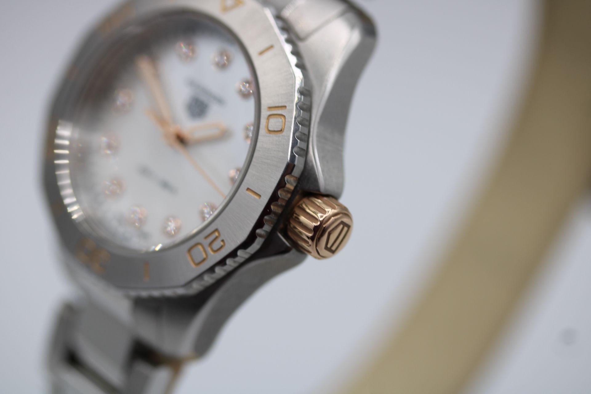 A delightful watch suitable for every occasion. It is presented in excellent working order and condition accompanied by its inner and outer boxes, manual, precious stones card and warranty card dated December 2023 with 6 months left of the