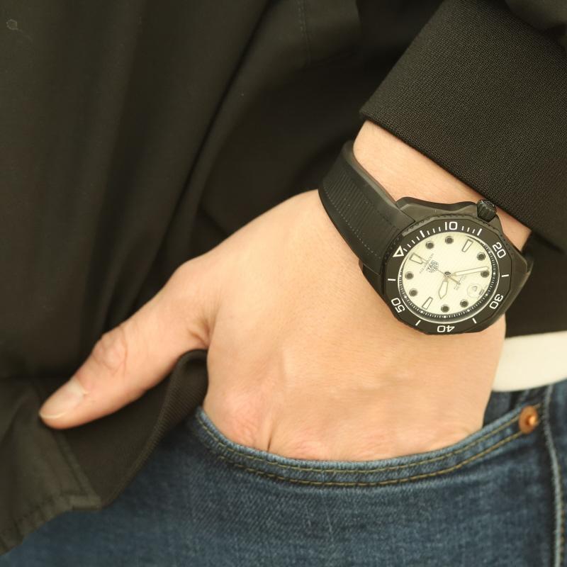 Tag Heuer Aquaracer Men's Watch WBP201D-0 Stainless Automatic Mfr 2 Yr Wnty In Excellent Condition In Greensboro, NC