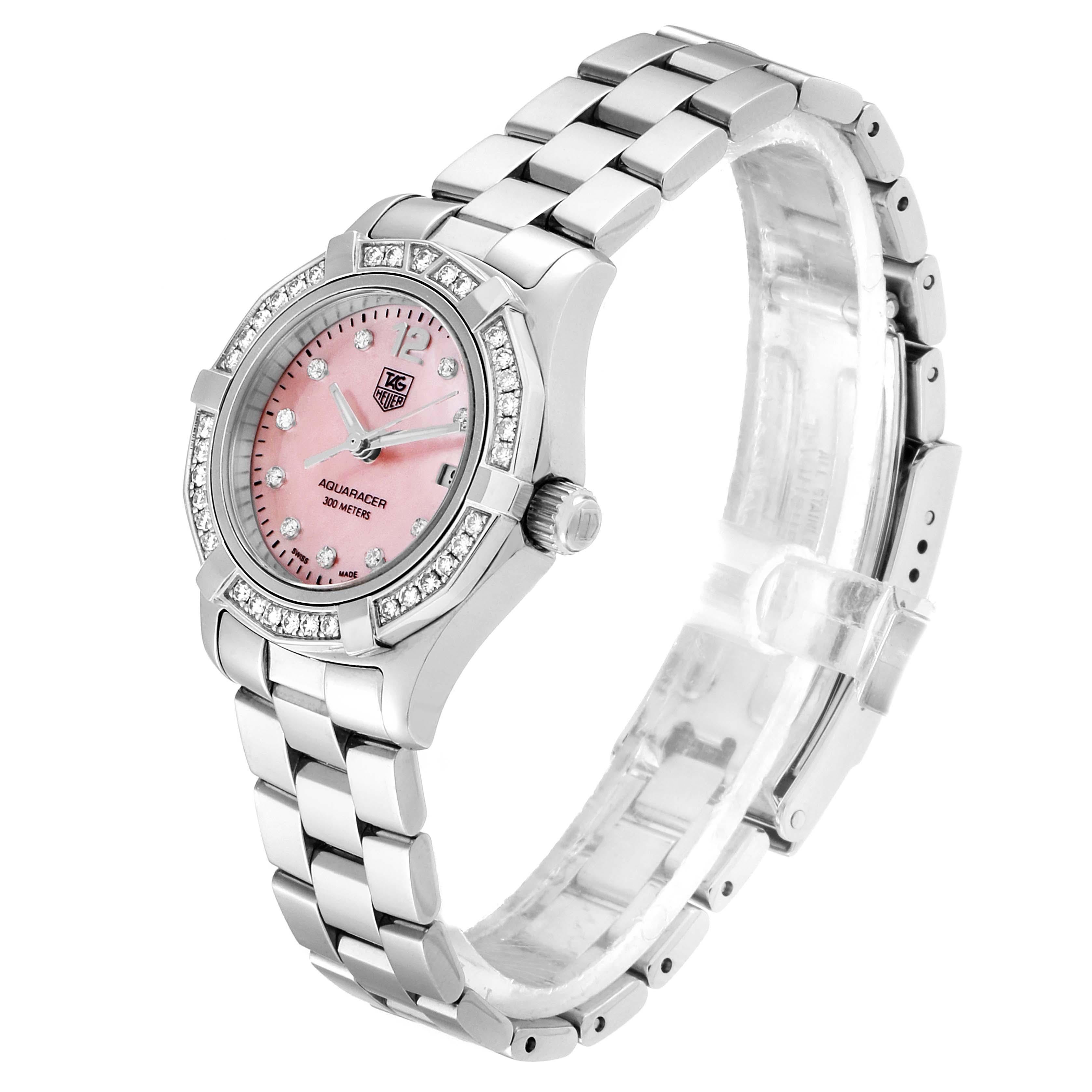 tag heuer pink face watch