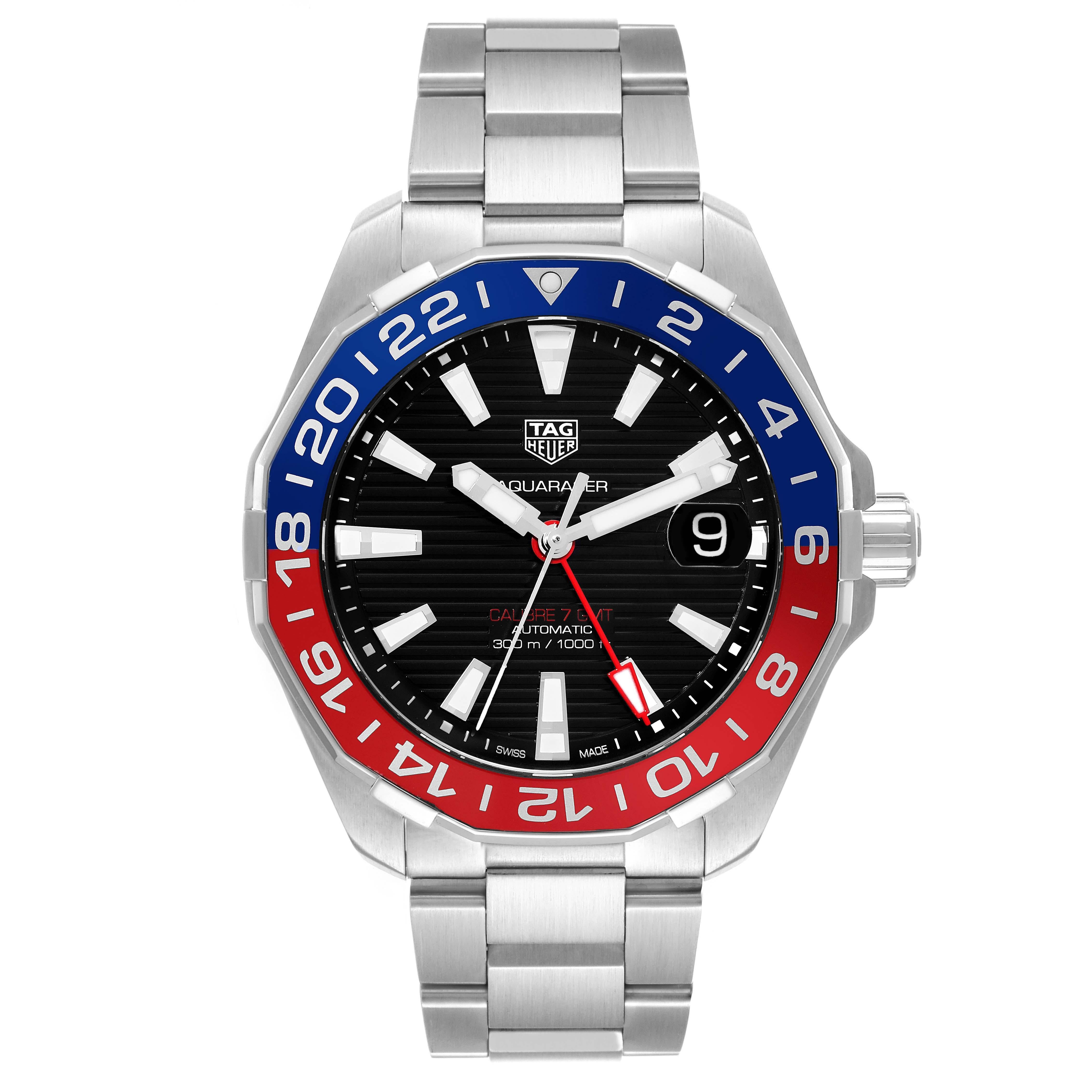 tag heuer aquaracer red and blue